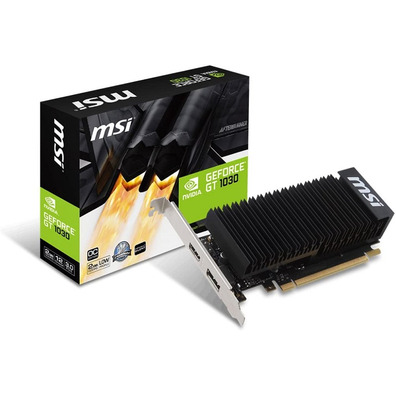 Tarjeta Gráfica MSI GT1030 2Go OC GDDR5 Low Profile