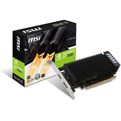 Tarjeta Gráfica MSI GT1030 2Go OC GDDR5 Low Profile