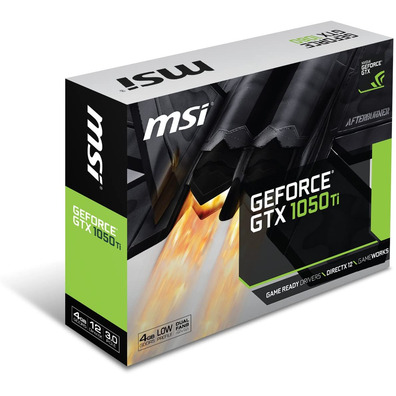 Tarjeta Gráfica MSI GTX 1050 TI 4GT LP GDDR5