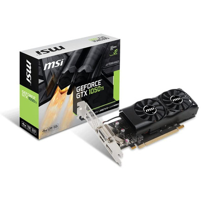 Tarjeta Gráfica MSI GTX 1050 TI 4GT LP GDDR5