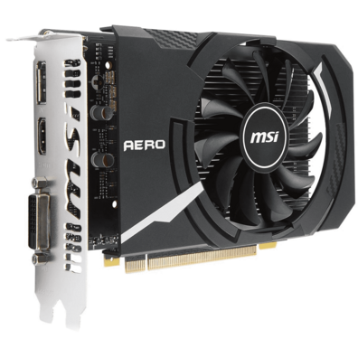 Tarjeta Gráfica MSI GTX1050 TI Aero ITX OCV1 4 Go DDR5