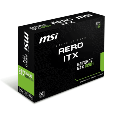 Tarjeta Gráfica MSI GTX1050 TI Aero ITX OCV1 4 Go DDR5