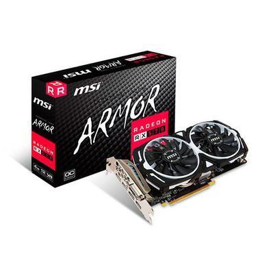 Tarjeta Gráfica MSI Radeon RX570 ARMOR OC 4GB GDDR5