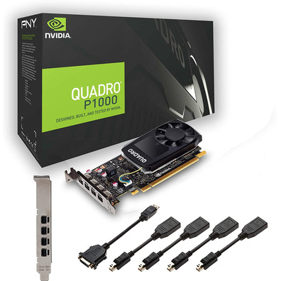 Tarjeta Gráfica PNY Quadro P1000 4Go GDDR5 V2