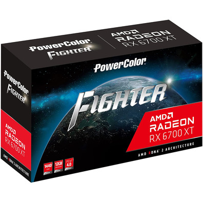 Tarjeta Gráfica Powercolor RX 6700XT Fighter 12 Go GDDR6