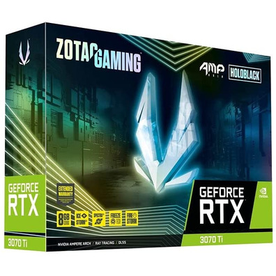 Tarjeta Gráfica Zotac Geforce RTX3070 Ti AMP Holo 8Go GDDR6X