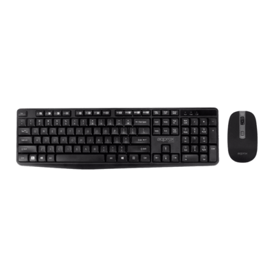 Clavier   Souris Env APPMX330 sans Fil USB, Noir