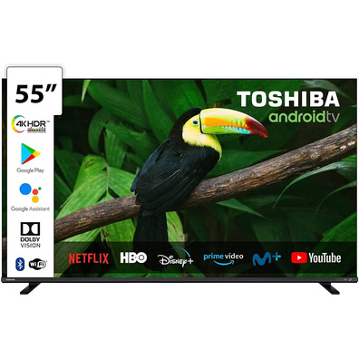 Televisión LED 55''Toshiba 55UA4C63DG Smart TV UHD 4K