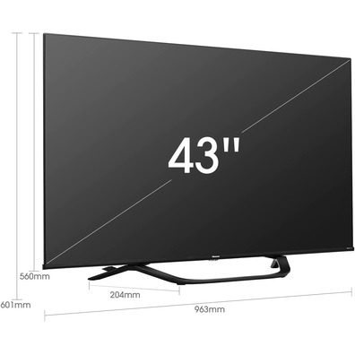 Televisión LED Hisense 43A63H 43''Smart TV 4K/Wifi/BT