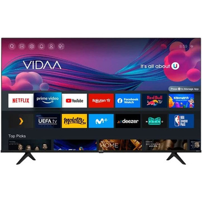 Televisión LED Hisense 58A6BG 58''Smart TV 4K UHD