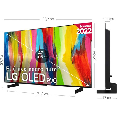 Televisión LG OLED42C24LA OLED 42''Smart TV 4K HD