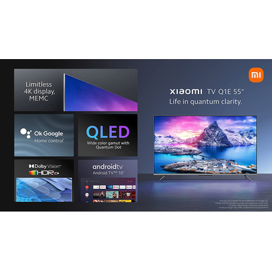 Televisión QLED 55''Xiaomi Q1E ELA4716EU TV Android