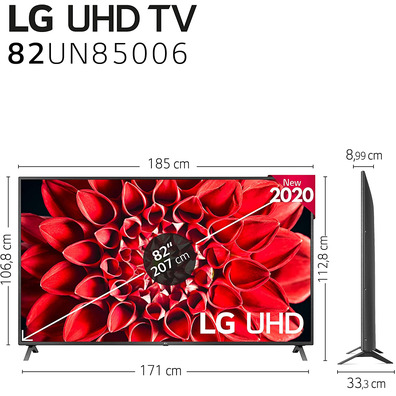 Téléviseur LG 82UN85006LA 82 " Ultra HD 4K/Smart TV/WiFi