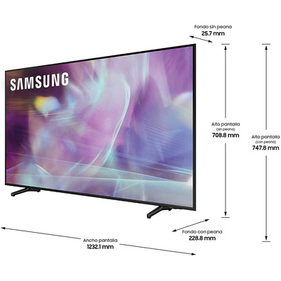 Téléviseur Samsung QE55Q60A 55 " Ultra HD 4K/Smart TV/WiFi