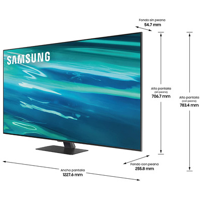 Téléviseur Samsung QE55Q80A 55''Ultra HD 4K/Smart TV/WiFi