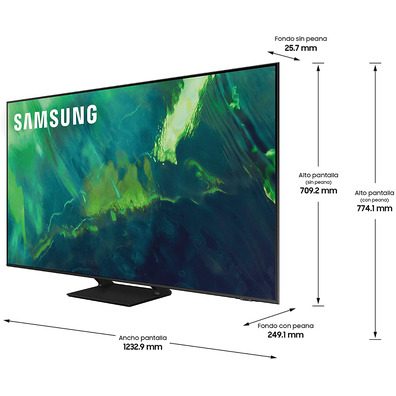 Téléviseur Samsung QLED QE55Q70A 55 " Ultra HD 4K/Smart TV/WiFi