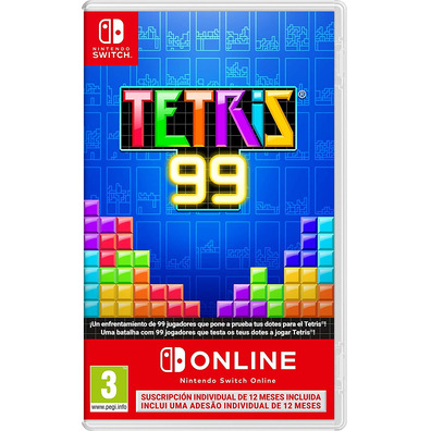 Commutateur Tetris 99 (12 meses suscripción Online)