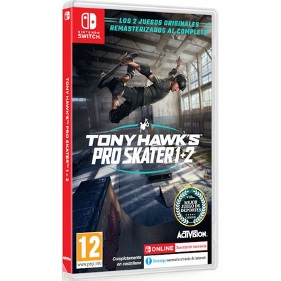 Commutateur Pro Skater 1 + 2 de Tony Hawk