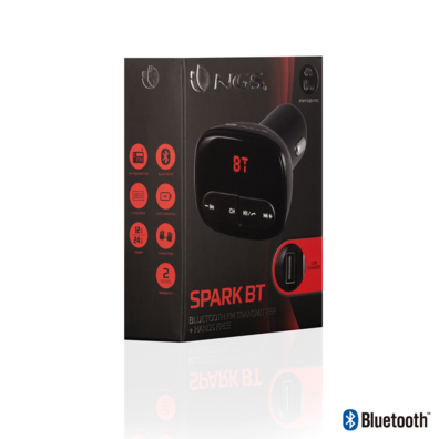 Transmetteur FM Bluetooth pour voiture NGS Sparkbt