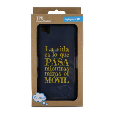 TPU Protective Blue La Vida - BQ Aquaris M5