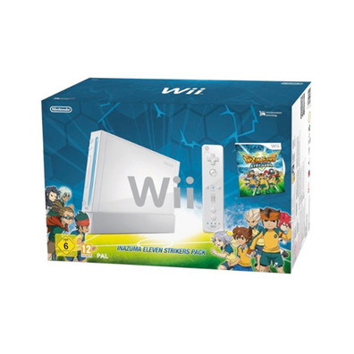 Nintendo Wii Blanc + Inazuma Eleven Strikers