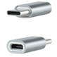 Adaptador USB-C a Micro USB Nanocable Gris