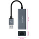 Adaptador USB 3.0 a RJ45 Nanocable 10.03.0405 1000 Mbit / s