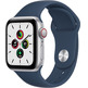 Apple Watch SE 2021 GPS/Cellulaire 40 mm Aluminio Plata / Correa Deportiva Azul Abismo