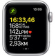 Apple Watch SE 2021 GPS/Cellulaire 40 mm Aluminio Plata / Correa Deportiva Azul Abismo