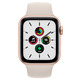 Apple Watch SE 2021 GPS/Cellulaire 44 mm Caja Aluminio Oro Correa Deportiva Blanco Estrella