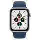 Apple Watch SE 2021 GPS/Cellulaire 44 mm Caja Aluminio / Plata Correa Deportiva Azul Abismo