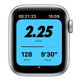 Apple Watch SE GPS/Cellulaire 40mm Caja Aluminio Plata / Correa Nike Deportiva Platino Puro y Negra