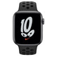 Apple Watch SE Nike GPS 44mm Caja Aluminio Gris Espacial / Correa Deportiva Nike Antracita Negro