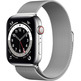 Apple Watch Series 6 GPS + Cellule 44mm Acero Inoxannulable Boucle Milanese Plata