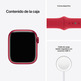 Apple Watch Series 7 GPS 41 mm Caja de Aluminio en Rojo / Correa deportiva Roja