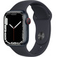 Apple Watch Series 7 GPS/Cellulaire 41 mm Caja de Aluminio en Negro Medianoche / Correa deportiva Ne