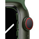 Apple Watch Series 7 GPS/Cellulaire 41 mm Caja de Aluminio en Verde / Correa deportiva Verde Trebol