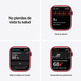 Apple Watch Series 7 GPS/Cellulaire 45 mm Aluminio Rojo / Correa deportiva Roja