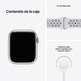 Apple Watch Series 7 Nike GPS/Cellulaire 45 mm Caja de Aluminio en Plata / Correa Deportiva Nike