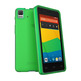 bq Aquaris E5 Gummie Cover Noir / Vert