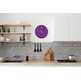 Bresser Mytime Reloj Pared Termo-/Higro 25cm Violeta