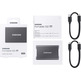 Disco Externo SSD Samsung Portable T7 500Go USB 3.2 Gris