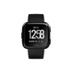 Fitbit versa smartwatch en aluminium noir/ noir