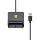 Lector DNI-E y Tarjetas Aisens ASCR-SN04CSD-BK USB-C Negro