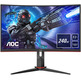 Moniteur Gaming Curvo AOC C32G2ZE 31,5 " Full HD Negro