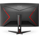 Moniteur Gaming Curvo AOC C32G2ZE 31,5 " Full HD Negro