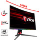 Moniteur Gaming LED MSI Optix MPG27CQ2 27''Curvo