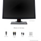 Moniteur LED 27''Viewsonic XG2702 Gaming Negro