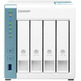 NAS Servidor QNAP Desktop 4BAY NAS 1 Go RAM 1GbE