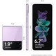 Smartphone Samsung Galaxy Z Flip3 8GB/128 Go 6,7 " 5G Lavanda